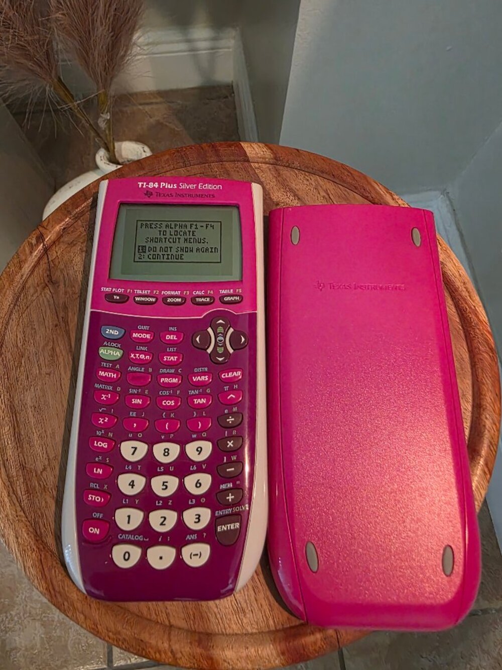 Texas Instruments TI-84 Plus Silver Edition Pink Graphing Calculator Cover